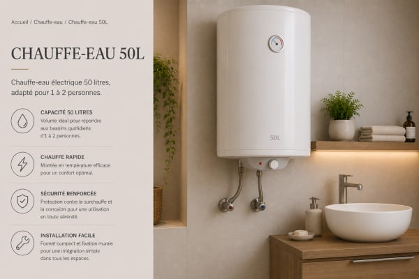 Chauffe-eau 50L