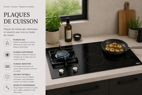 Plaques de cuisson