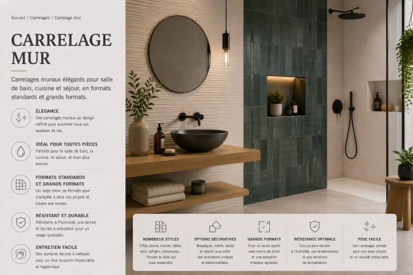 Carrelage mur