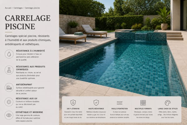 Carrelage piscine