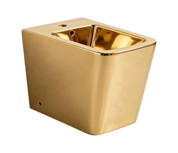 Bidet au Sol NOVA Carré Electroplating Gold