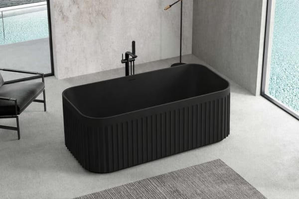 Baignoire Bloom Noir Carre Q191-B