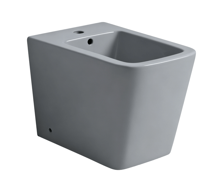 Bidet au Sol NOVA Carré Gris Mat