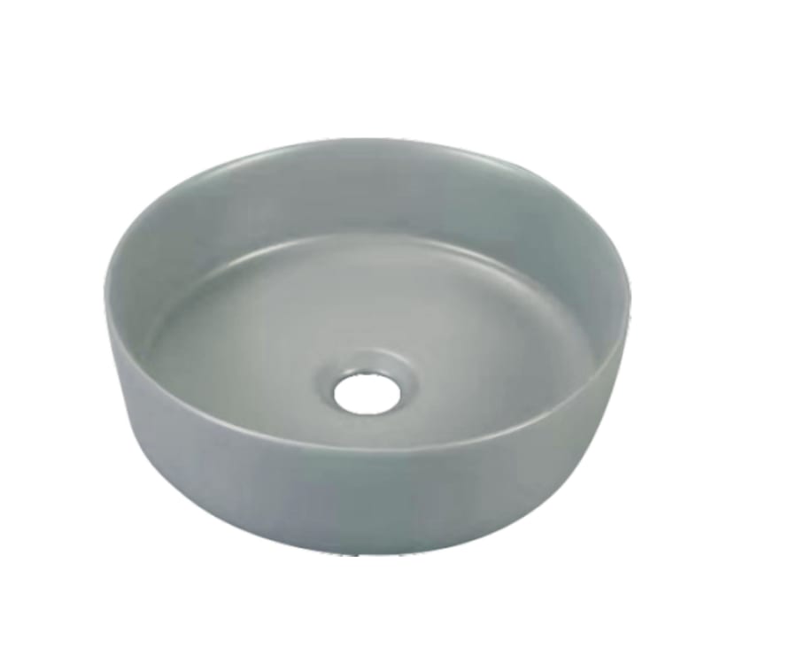 Vasque Ronde à Poser Grise