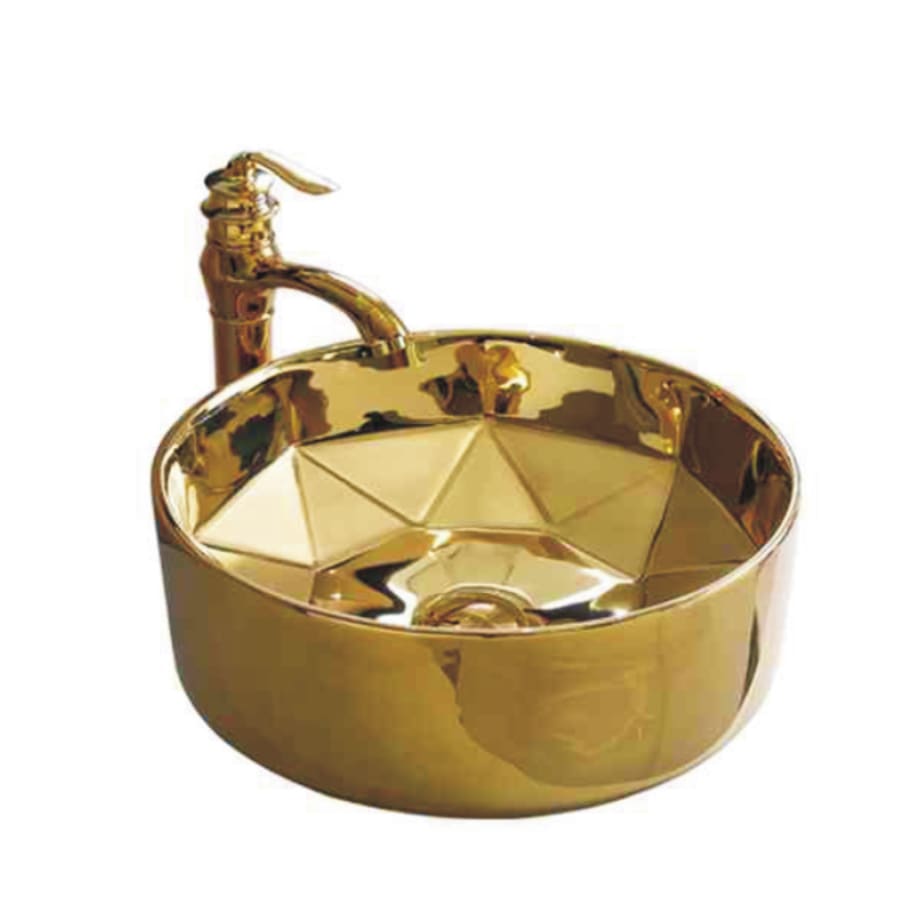 Vasque Ronde Diamond Gold
