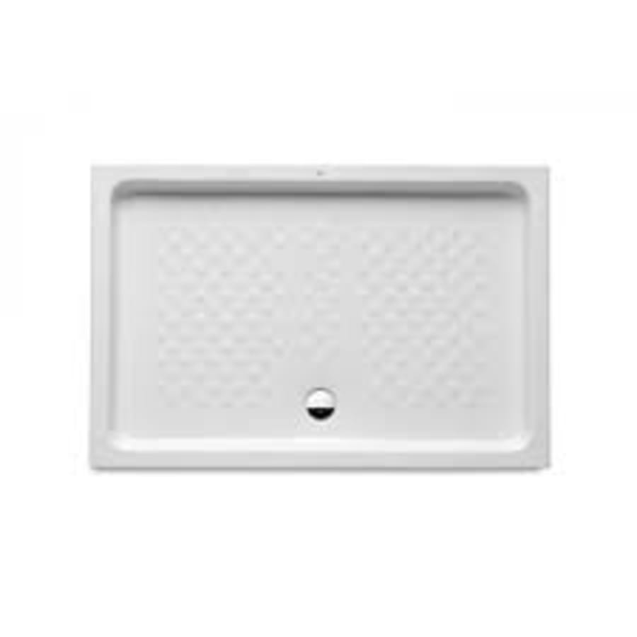 Bac à laver rectangulaire blanc texturé
