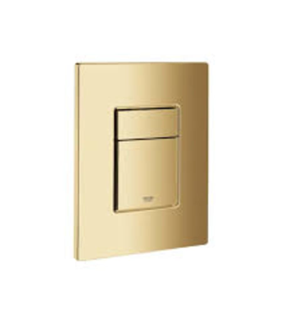 Plaque de commande doré Grohe