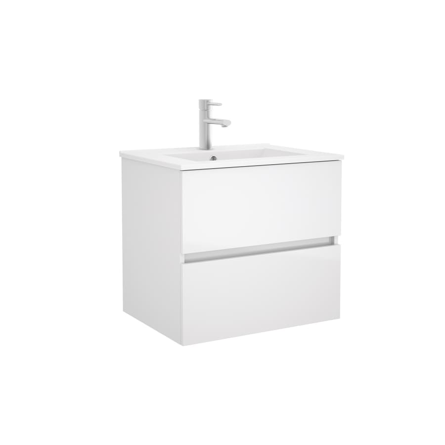 Meuble SDB Fusion 60 cm blanc
