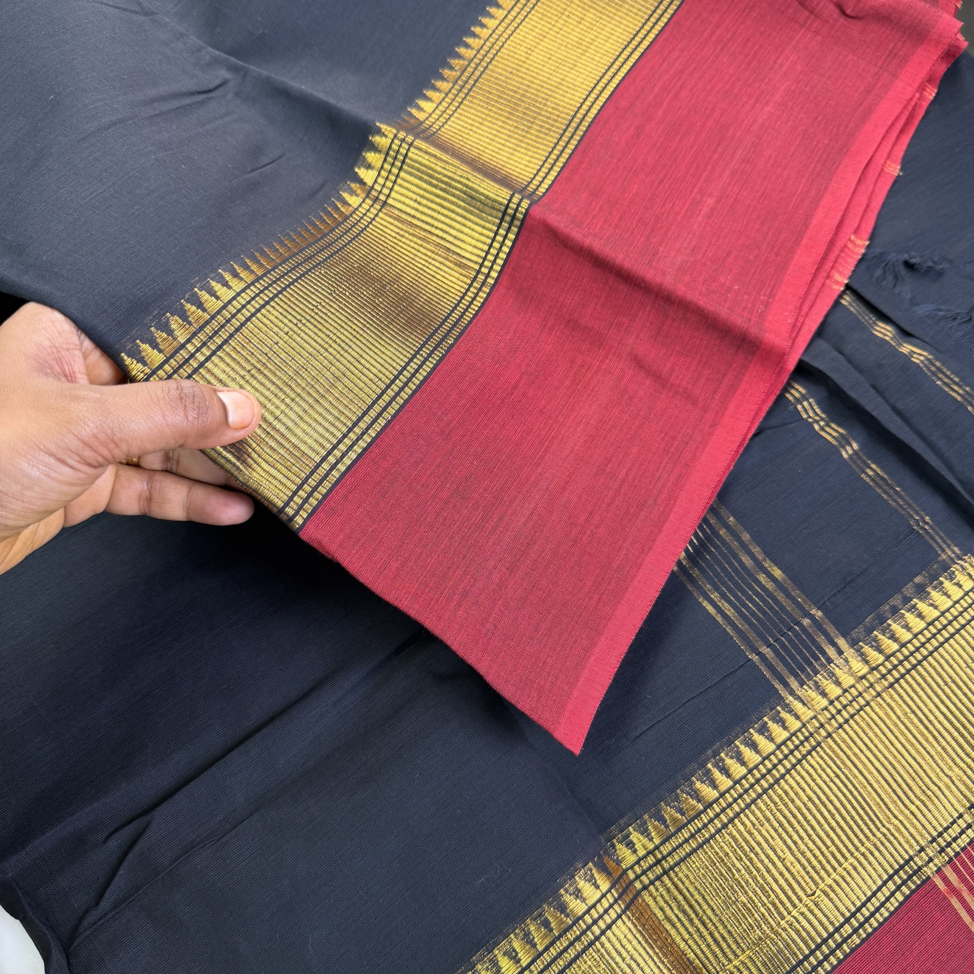 Pure Kanchi Cotton Saree 04