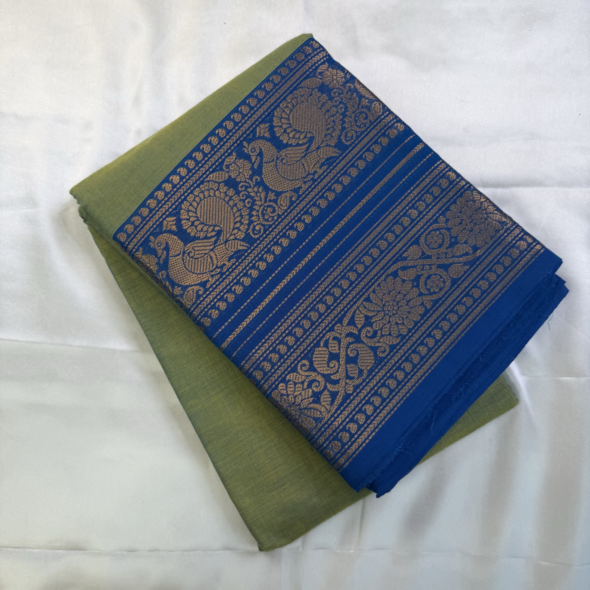 Pure Kanchi Cotton Saree - Dii009