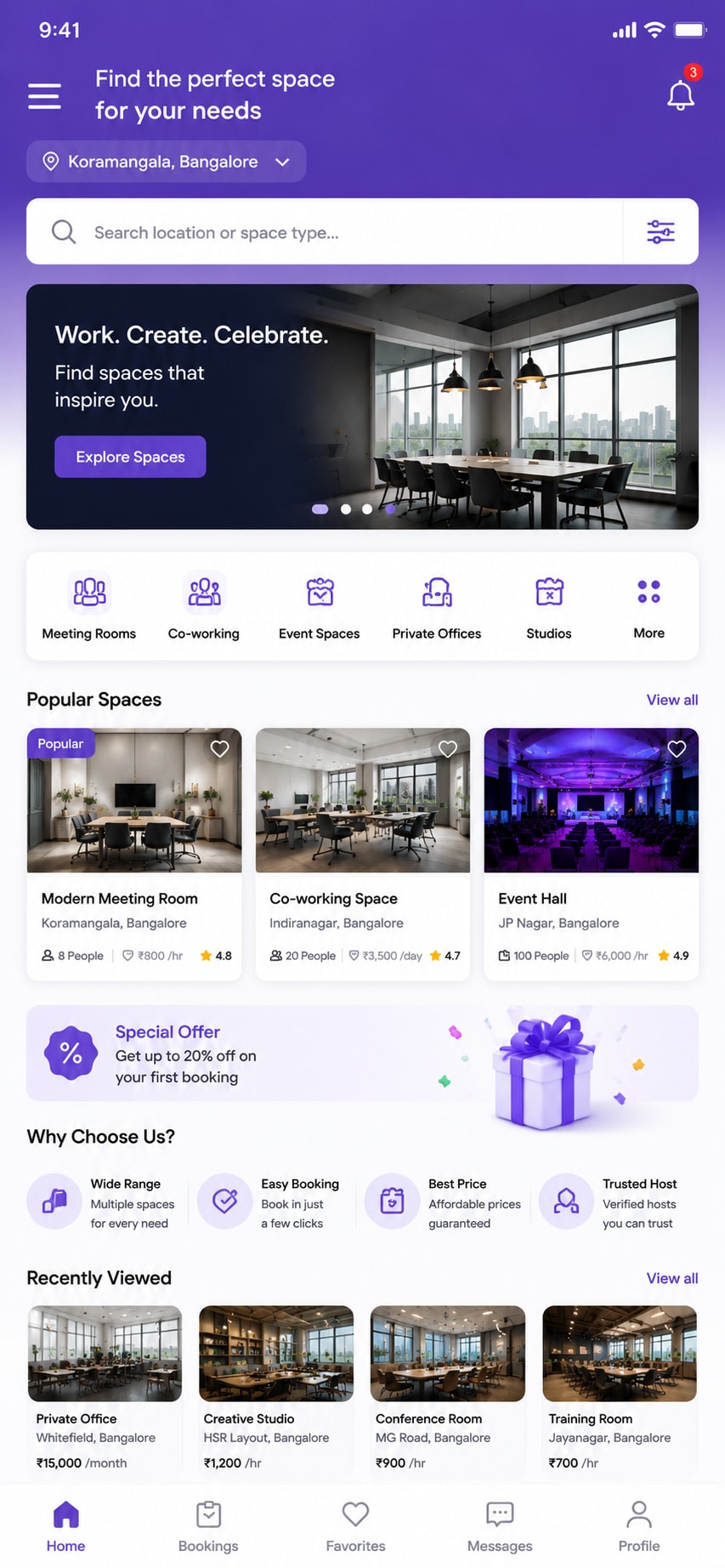 Space Rental
