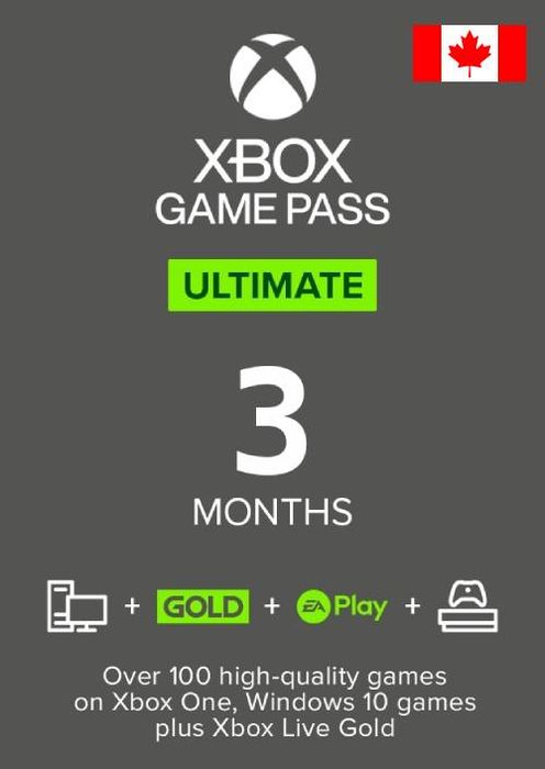 3 Month Xbox Game Pass Ultimate Xbox One / PC (Canada) Key
