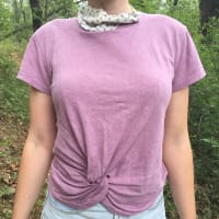 home-sewn t-shirt