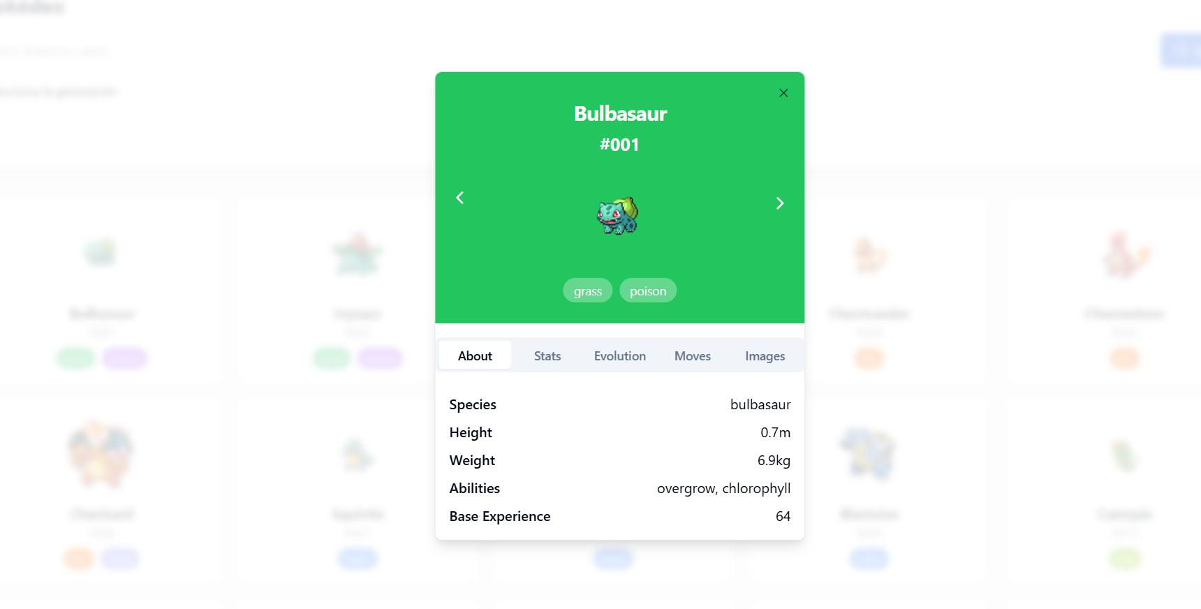 Pokédex Interactiva