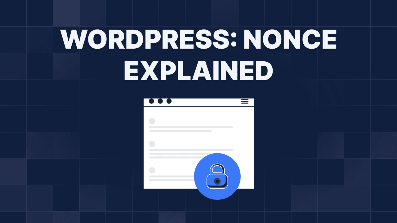 Website with padlock illustration