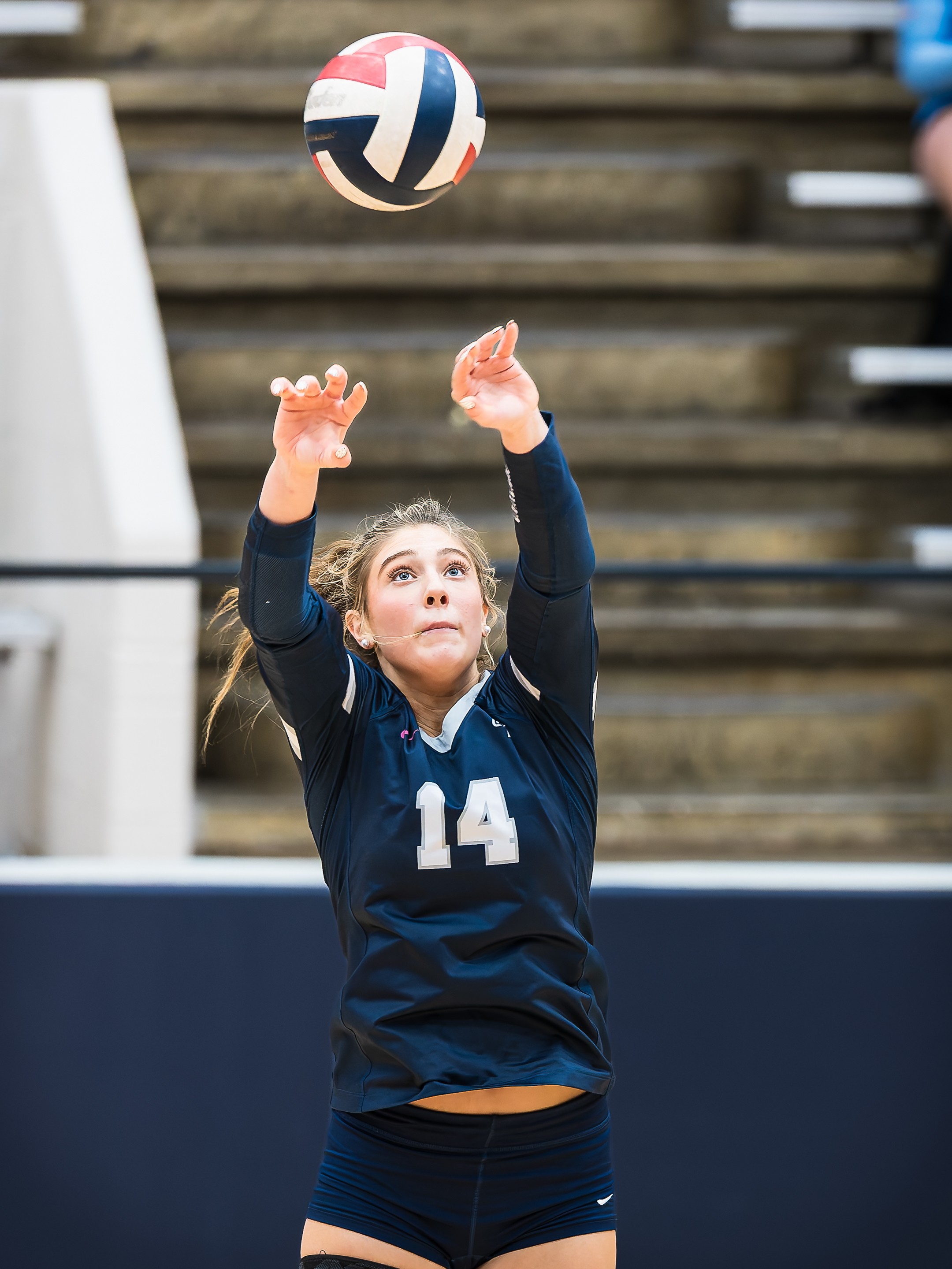 Caroline Prihoda of College Park setting for Houston Skyline before signing with Kentucky. Photo by Dr. Matt Powell.