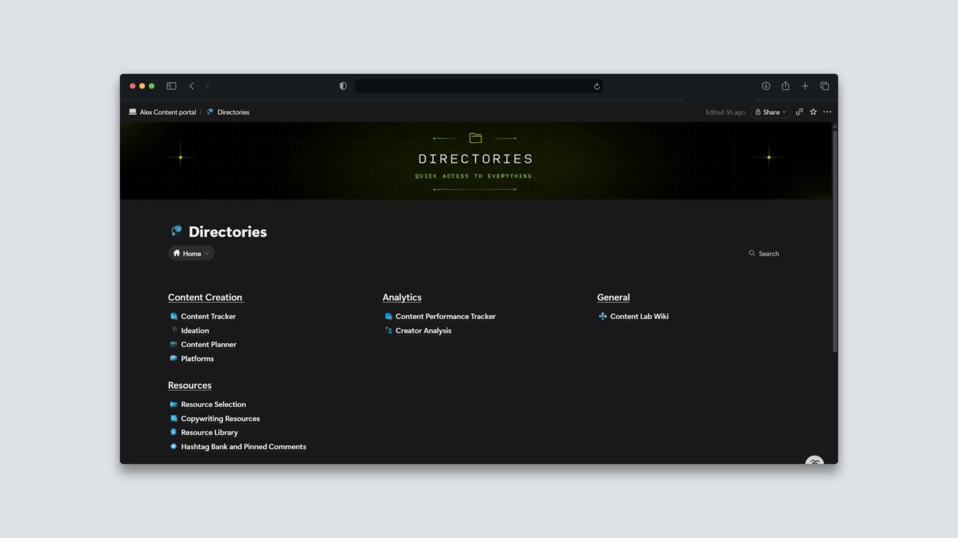 Directories