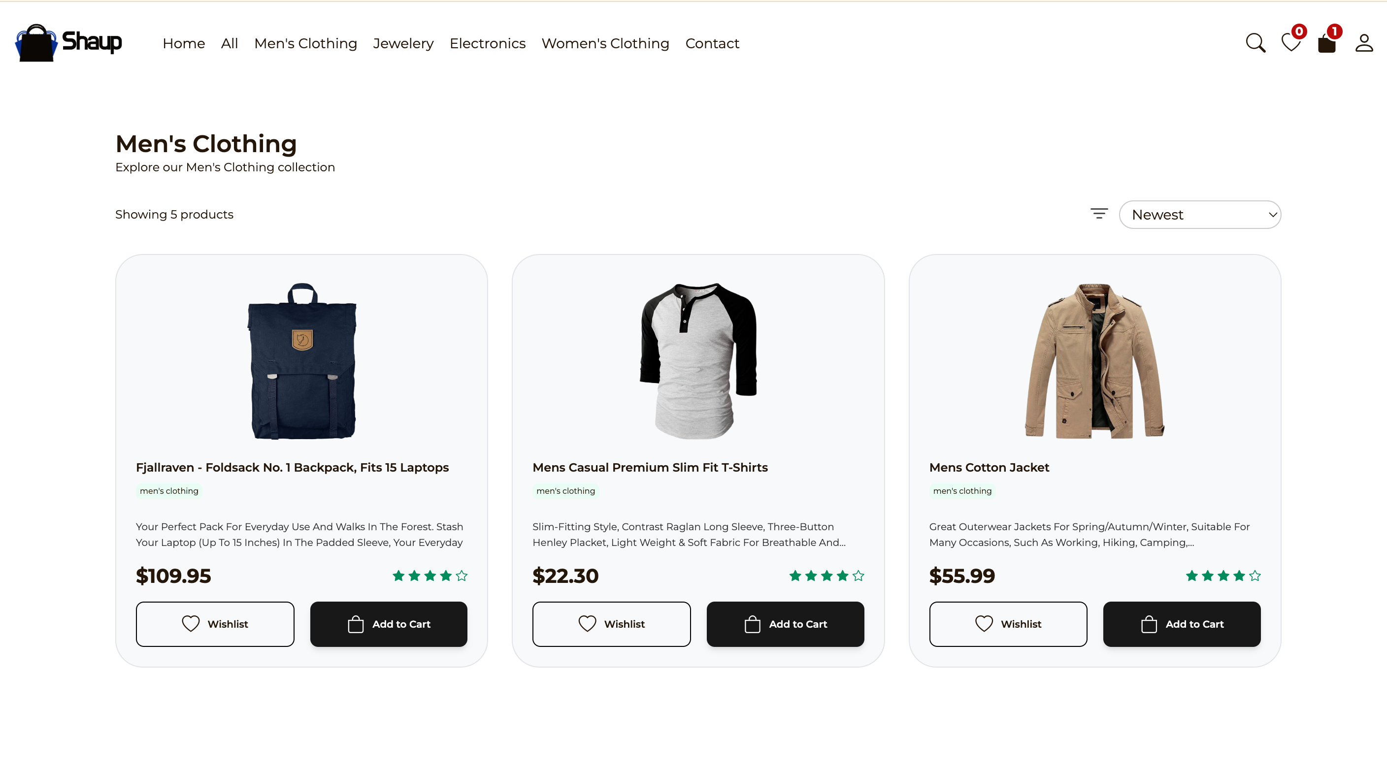 E-Store Products