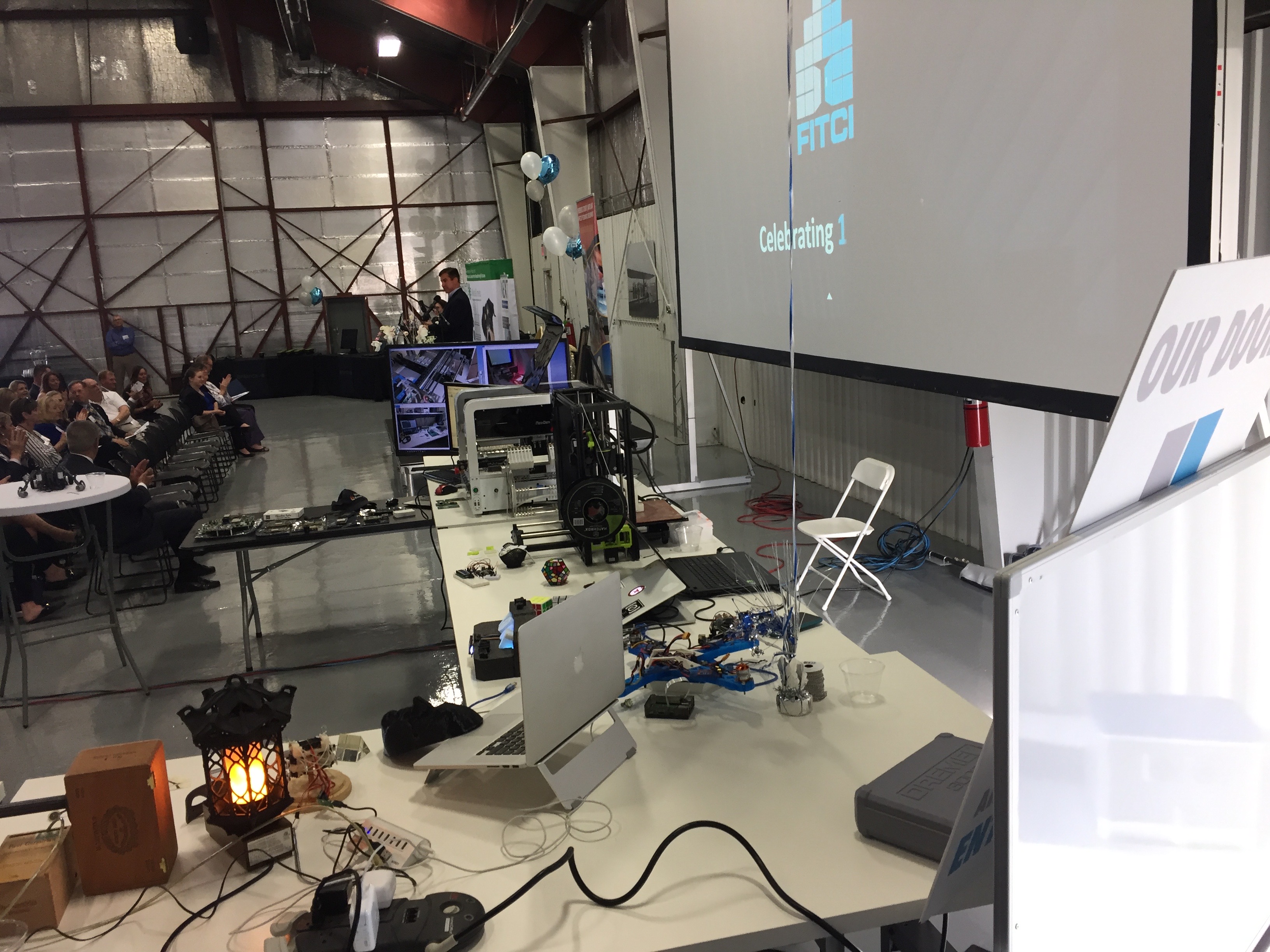 Final booth setup