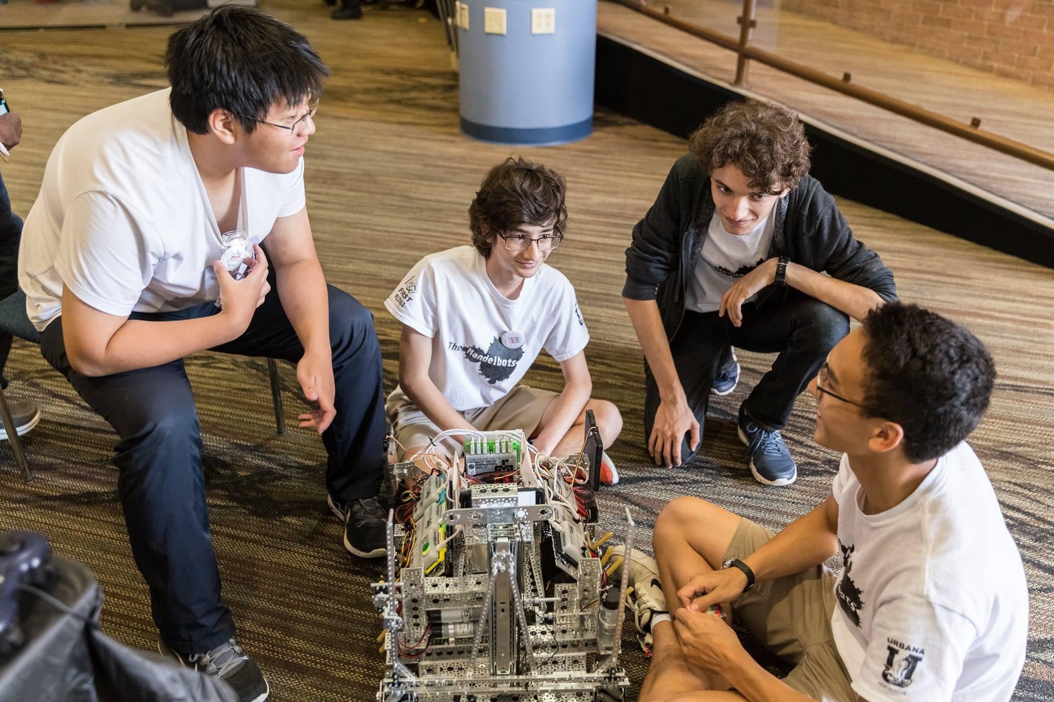 Benny (The robot), myself, and the homies