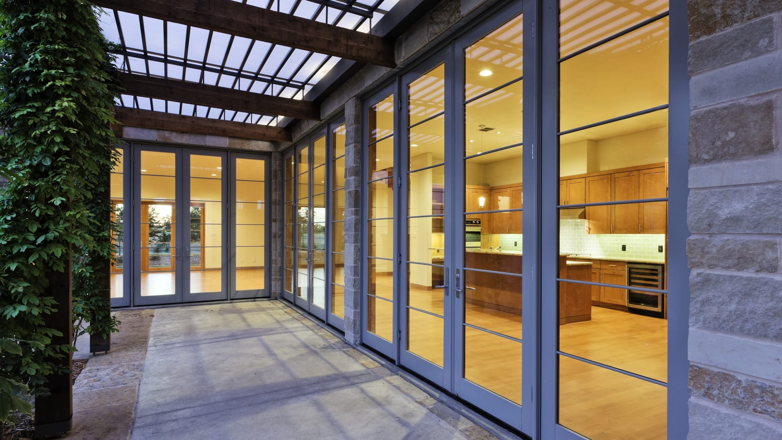 custom made glass door replacement Sydney for non-standard doorway