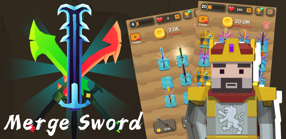 Merge Sword MOD APK v2.1.7 (Instant Achievement Reward) Merge Sword MOD APK v2.1.7 (Instant Achievement Reward)