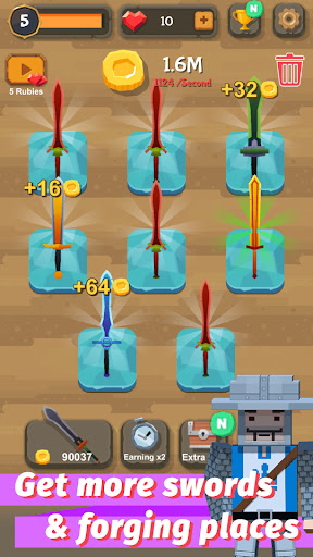 Merge Sword MOD APK v2.1.7 (Instant Achievement Reward) - screenshot 2 Merge Sword MOD APK v2.1.7 (Instant Achievement Reward) - screenshot 2
