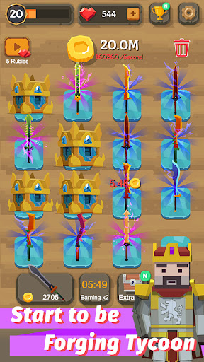 Merge Sword MOD APK v2.1.7 (Instant Achievement Reward) - screenshot 5 Merge Sword MOD APK v2.1.7 (Instant Achievement Reward) - screenshot 5