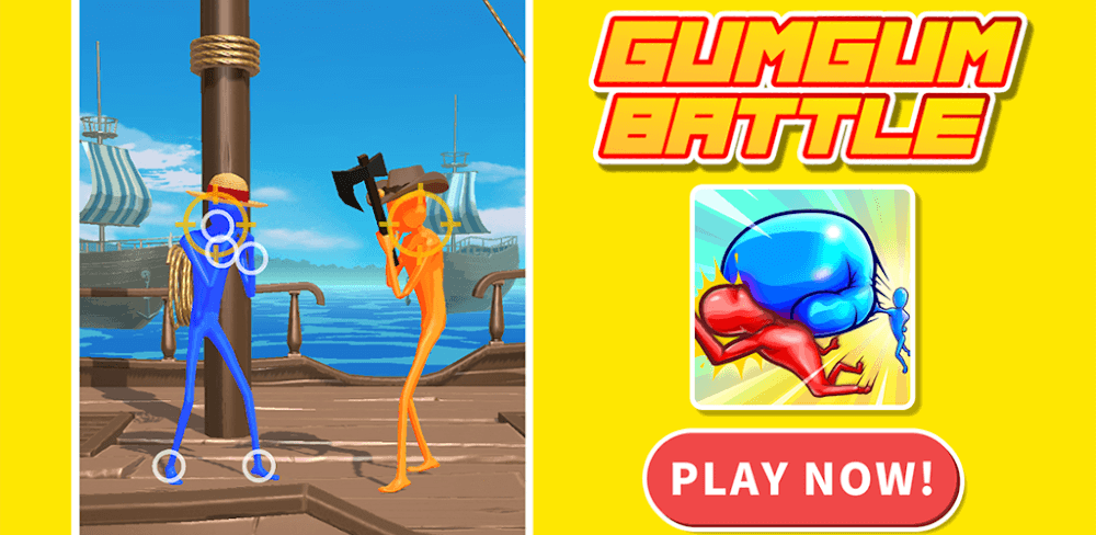 Gum Gum Battle MOD APK v0.2.33 (Menu, Unlimited Resources. God Mode, No ADS) Gum Gum Battle MOD APK v0.2.33 (Menu, Unlimited Resources. God Mode, No ADS)