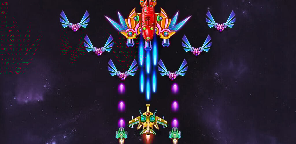 Galaxy Attack: Alien Shooter MOD APK v65.2 (Unlimited Money, Mega Menu) Galaxy Attack: Alien Shooter MOD APK v65.2 (Unlimited Money, Mega Menu)