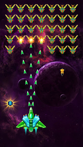 Galaxy Attack: Alien Shooter MOD APK v65.2 (Unlimited Money, Mega Menu) - screenshot 1 Galaxy Attack: Alien Shooter MOD APK v65.2 (Unlimited Money, Mega Menu) - screenshot 1