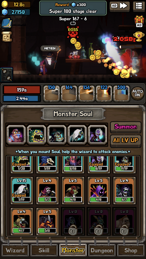 Legend of Grandpa : Idle RPG MOD APK v2.5.2 (Menu, Damage, Gold Multiplier) - screenshot 3 Legend of Grandpa : Idle RPG MOD APK v2.5.2 (Menu, Damage, Gold Multiplier) - screenshot 3