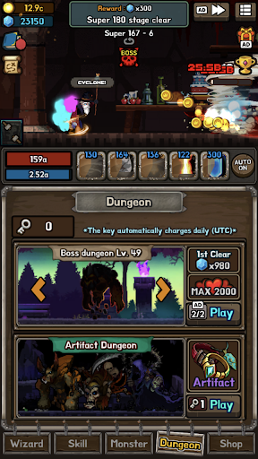 Legend of Grandpa : Idle RPG MOD APK v2.5.2 (Menu, Damage, Gold Multiplier) - screenshot 4 Legend of Grandpa : Idle RPG MOD APK v2.5.2 (Menu, Damage, Gold Multiplier) - screenshot 4