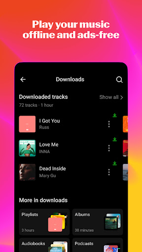 Yandex Music MOD APK v2025.07.1 (Plus Unlocked) - screenshot 7