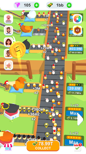 Idle Egg Factory MOD APK v3.0.6 (Free Rewards, Unlimited Gems) - screenshot 3 Idle Egg Factory MOD APK v3.0.6 (Free Rewards, Unlimited Gems) - screenshot 3