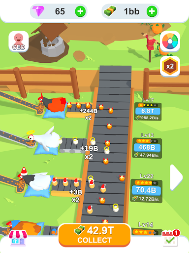 Idle Egg Factory MOD APK v3.0.6 (Free Rewards, Unlimited Gems) - screenshot 5 Idle Egg Factory MOD APK v3.0.6 (Free Rewards, Unlimited Gems) - screenshot 5