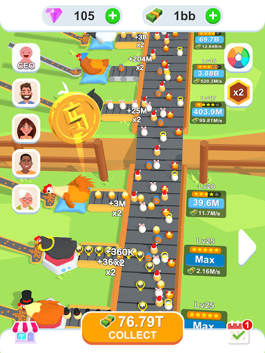 Idle Egg Factory MOD APK v3.0.6 (Free Rewards, Unlimited Gems) - screenshot 8 Idle Egg Factory MOD APK v3.0.6 (Free Rewards, Unlimited Gems) - screenshot 8