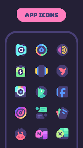 Mello Night Icon Pack MOD APK v1.0.4 - screenshot 5 Mello Night Icon Pack MOD APK v1.0.4 - screenshot 5