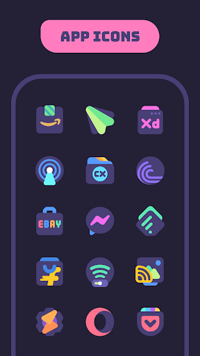 Mello Night Icon Pack MOD APK v1.0.4 - screenshot 6 Mello Night Icon Pack MOD APK v1.0.4 - screenshot 6