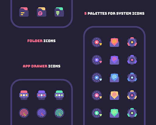 Mello Night Icon Pack MOD APK v1.0.4 - screenshot 7 Mello Night Icon Pack MOD APK v1.0.4 - screenshot 7