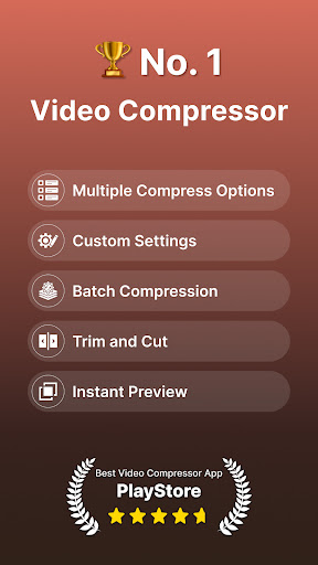 Video Compressor MOD APK v17.1.0 (Premium Unlocked) - screenshot 1