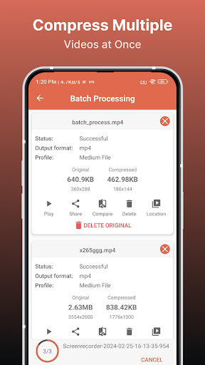 Video Compressor MOD APK v17.1.0 (Premium Unlocked) - screenshot 8