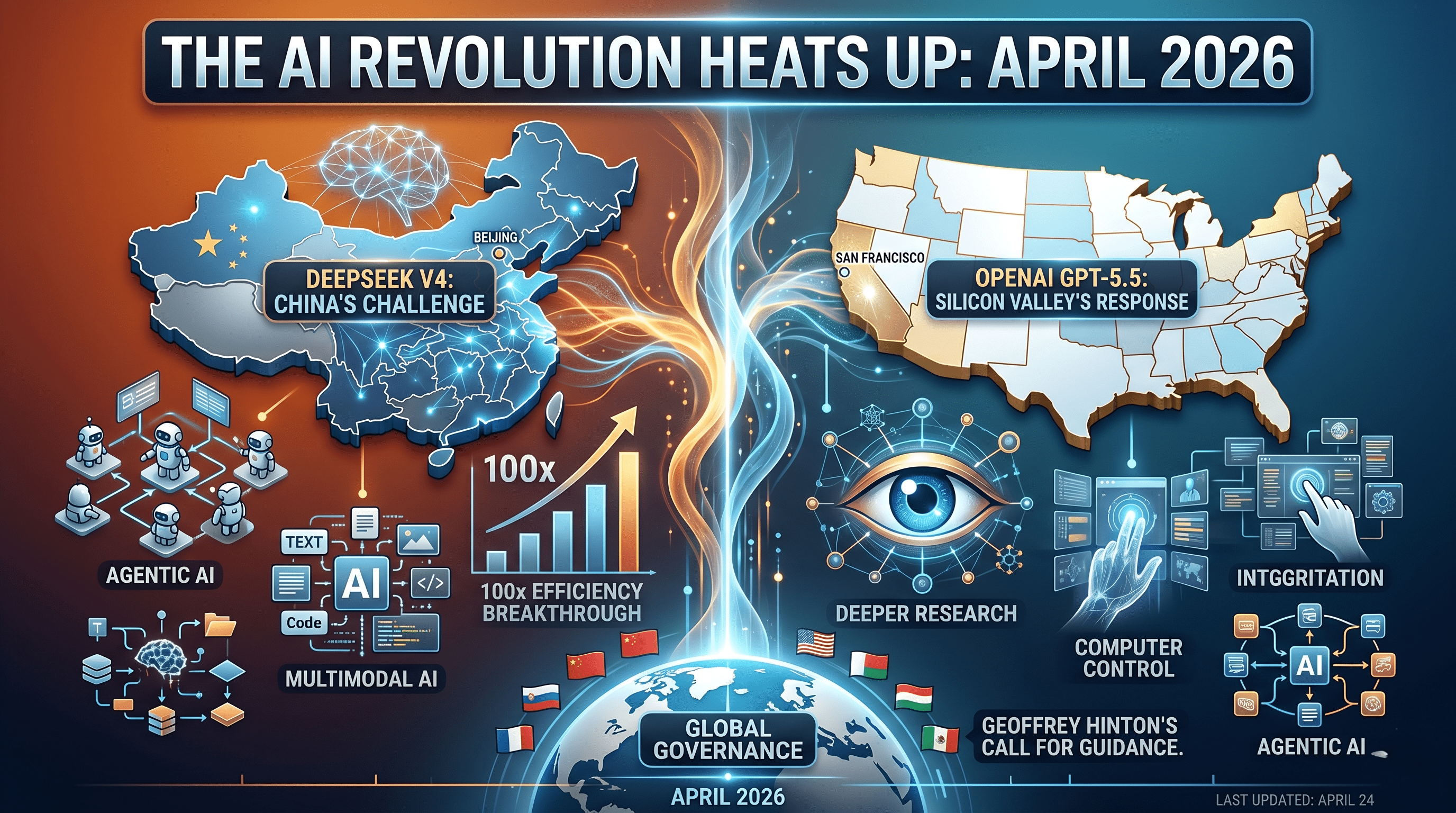 April 2026 AI Updates: DeepSeek V4, GPT-5.5 & Key Trends