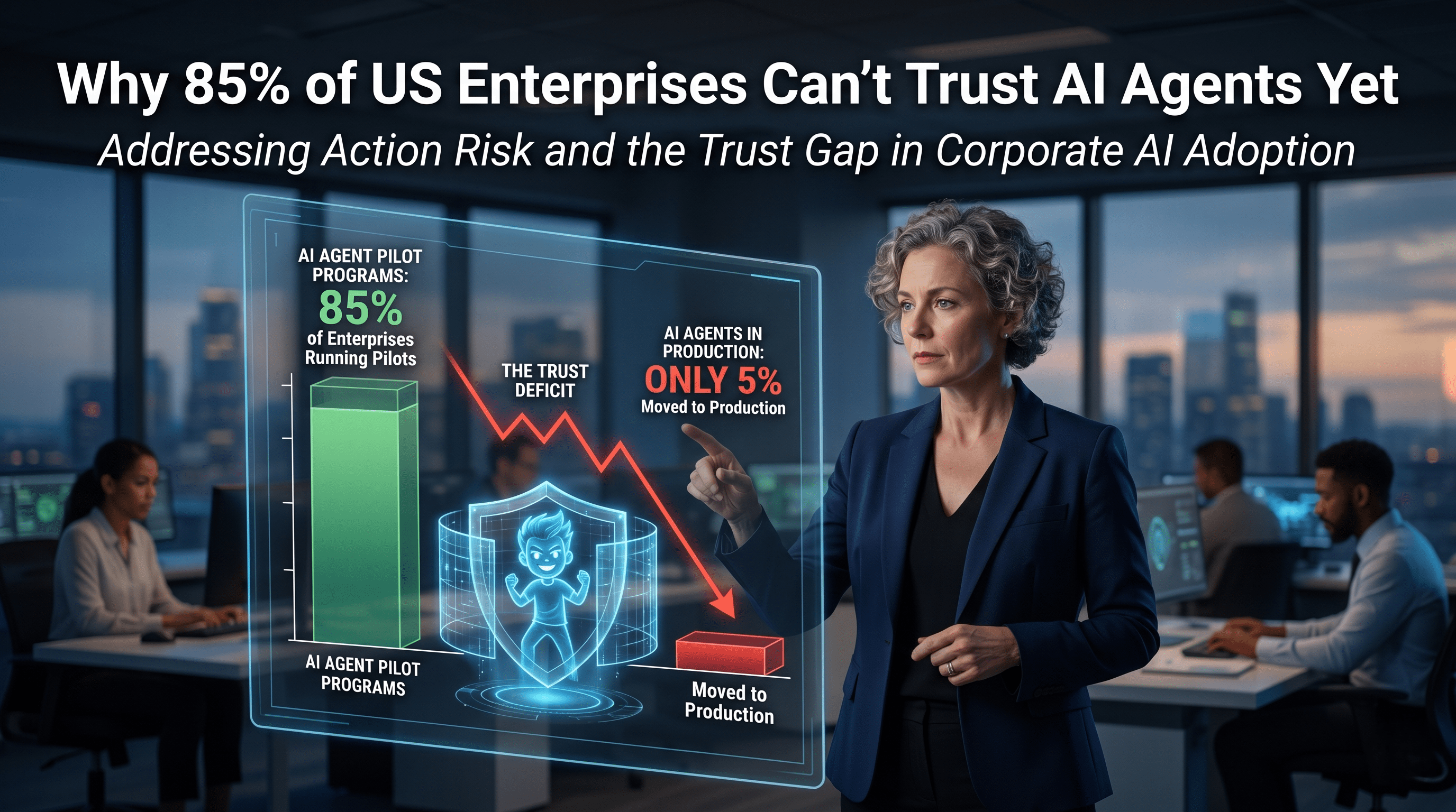 Why 85% of US Enterprises Cannot Trust AI Agents Yet