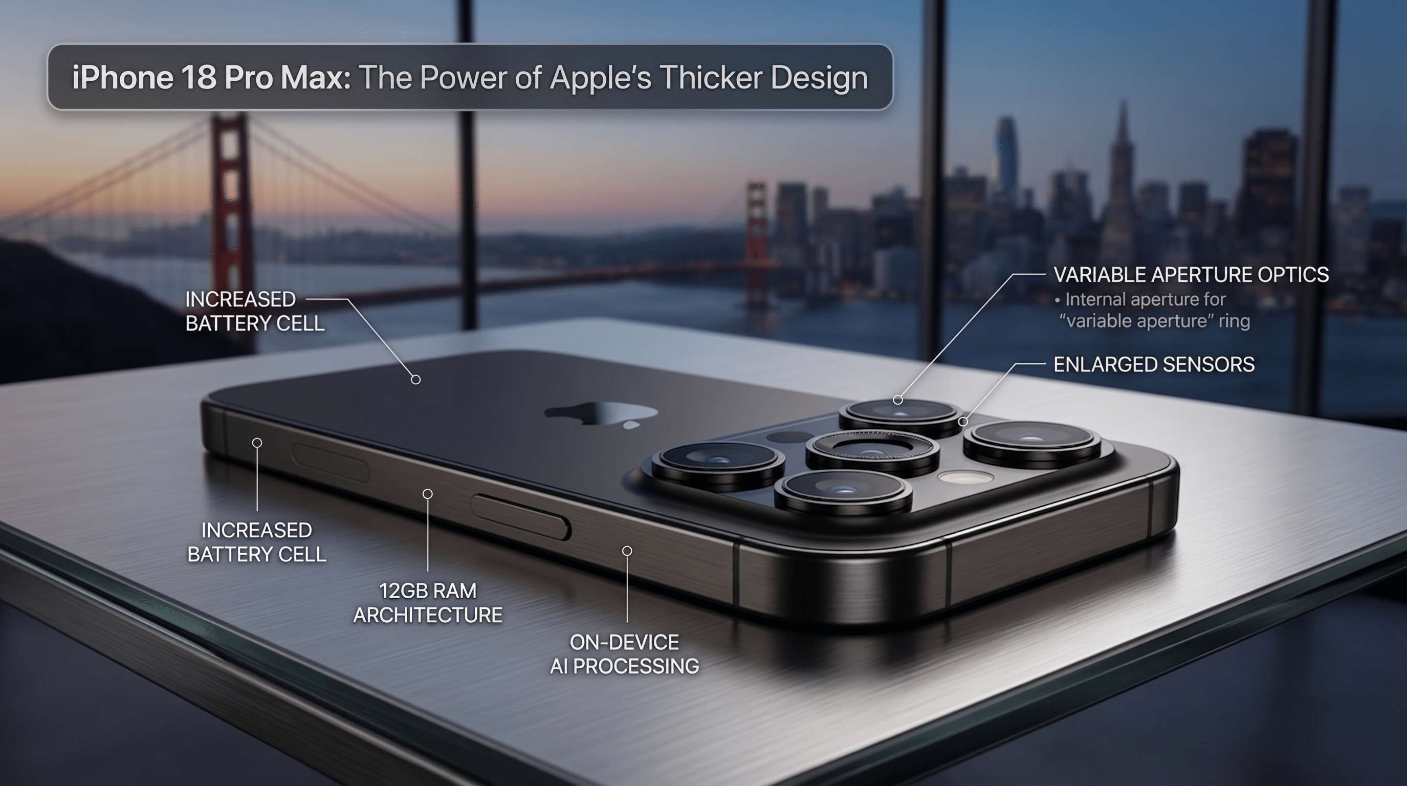 iPhone 18 Pro Max: The Power of Apple Thicker Design