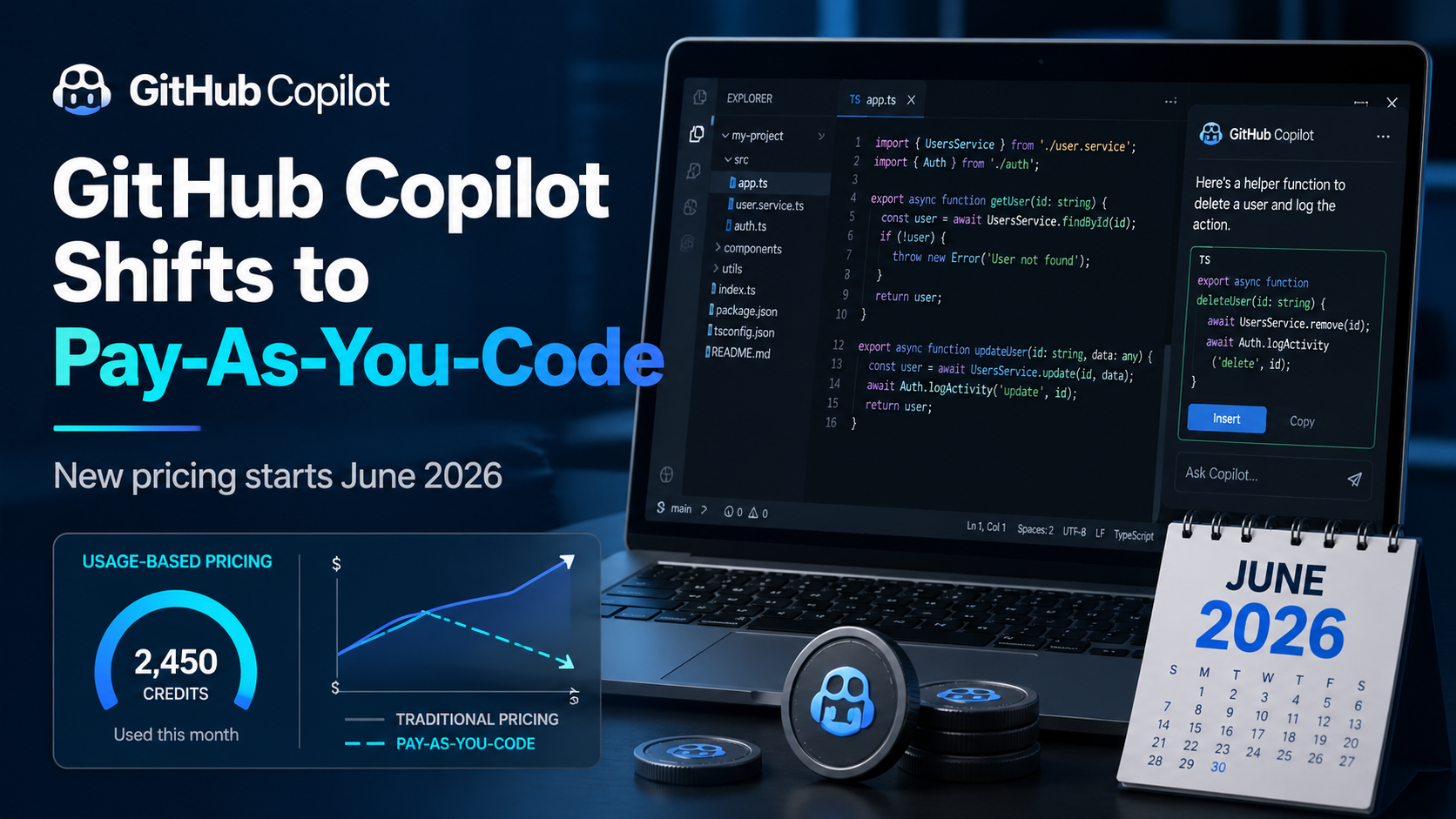 GitHub Copilot Pay-As-You-Code Pricing for 2026