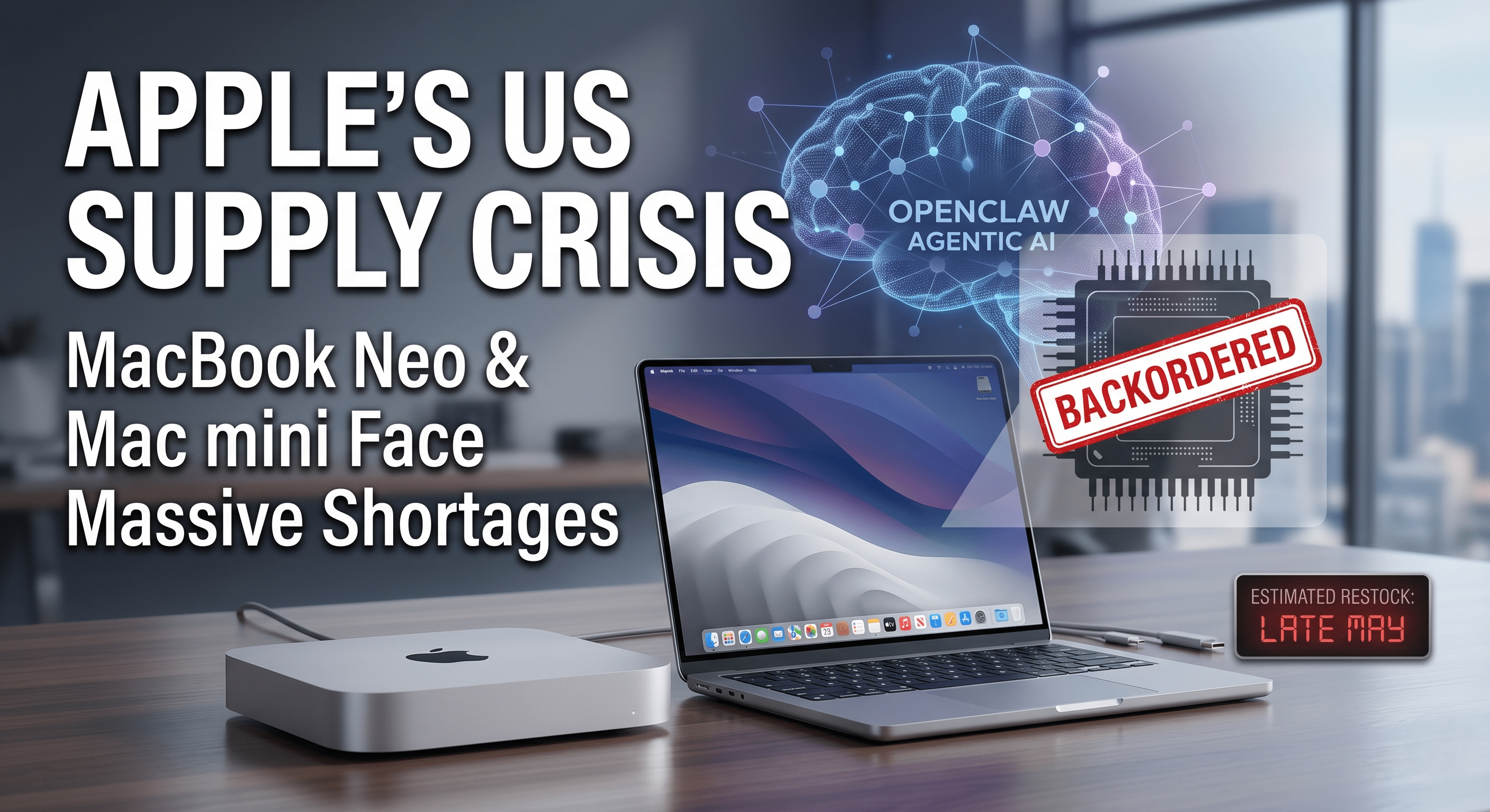 Apple US Restock Crisis: MacBook Neo & OpenClaw Shortage