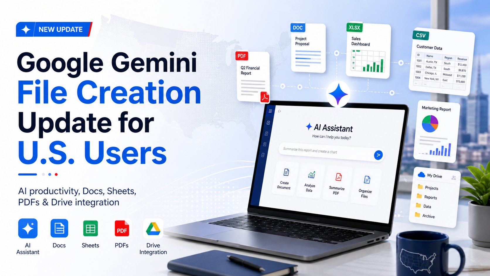 Google Gemini File Creation Update for Users