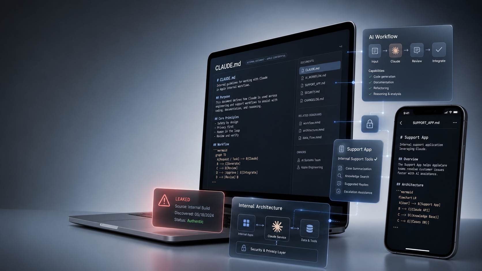 Apple Claude AI Workflow Leak Raises New Questions
