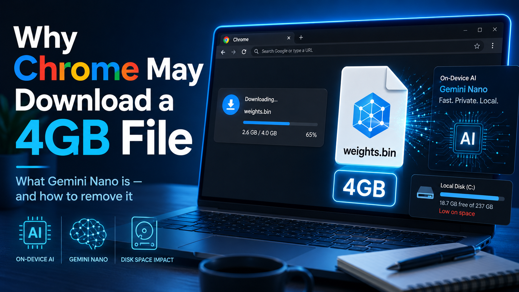 Chrome 4GB Gemini Nano File Explained for PC Users